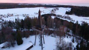 14.12.2021 - Herrischried: DJI Mavic 2 Zoom: Gugelturm, Engelschwand